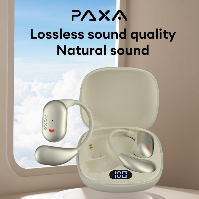 PAXA KC-10 with 169-Language Translation Feature β Wireless Bluetooth Headset 6.0 OWS Waterproof Sport Headsets Noise Reduction Headphones with Mic Earbuds Audio Electronic