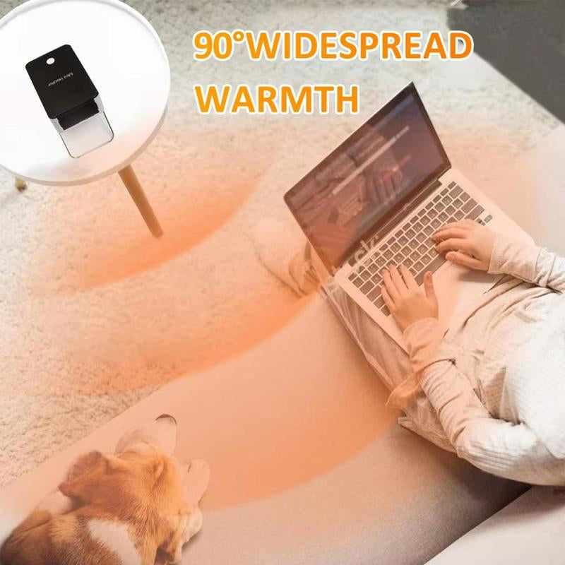 Joytutus Mini Heater Portable Winter Heater Fan for Car & Desktop Use Handheld Warmer Compact Warm Air Blower Easy to Use and Store
