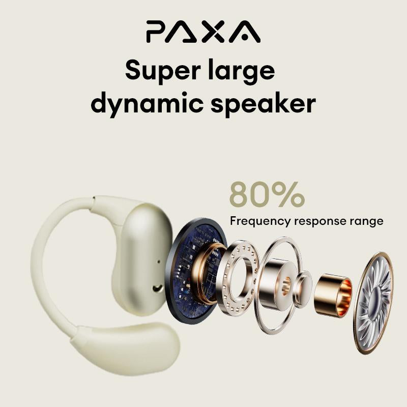 PAXA KC-10 with 169-Language Translation Feature β Wireless Bluetooth Headset 6.0 OWS Waterproof Sport Headsets Noise Reduction Headphones with Mic Earbuds Audio Electronic