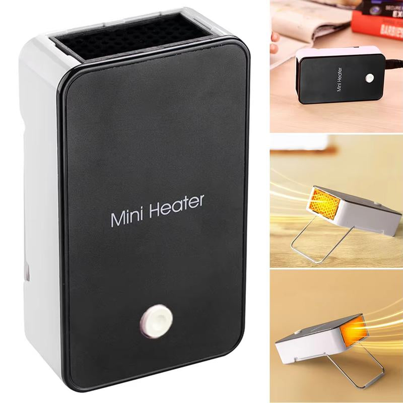 Joytutus Mini Heater Portable Winter Heater Fan for Car & Desktop Use Handheld Warmer Compact Warm Air Blower Easy to Use and Store