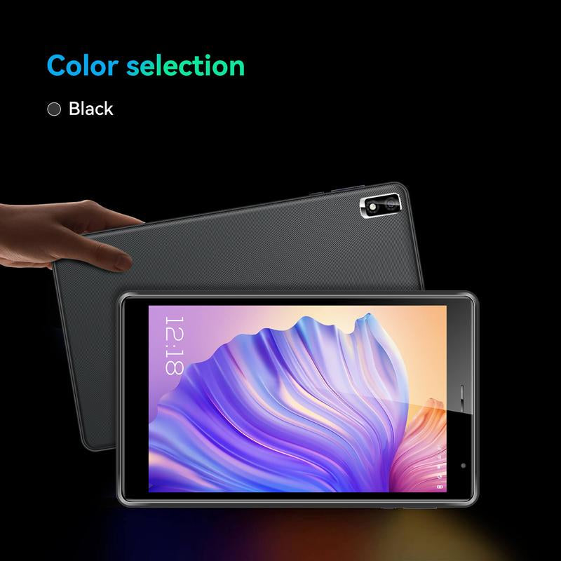 FOXXD V8 Unlocked 8Inch Android Supporting Phone Call Tablet with Bluetooth, High-Resolution Display, Ideal for Studying, Working, Watching Videos or Gaming - Portable Screen
