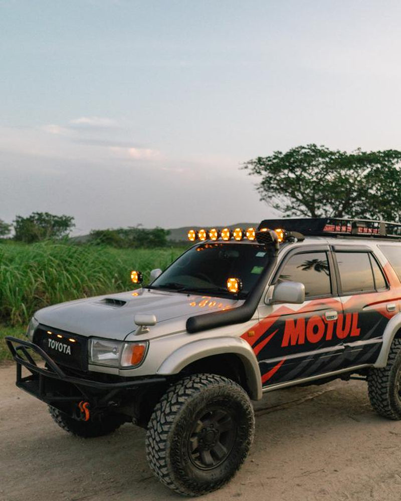 4 Inch CUBE-Z Series Combo LED Pod Lights off Road Lights LED Driving Light with White DRL & Amber Turn Signal Lights Jeeplight Bar Spot Flood Combo Beam