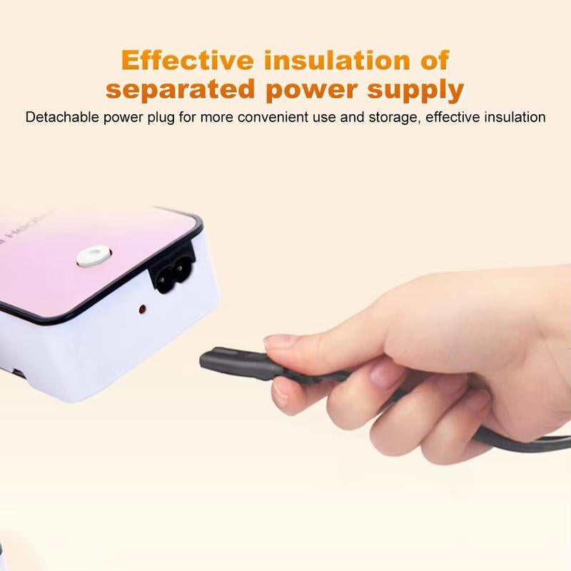 Joytutus Mini Heater Portable Winter Heater Fan for Car & Desktop Use Handheld Warmer Compact Warm Air Blower Easy to Use and Store